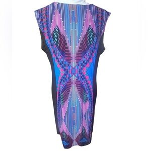 RN Studio Ronnie Nicole slinky hourglass geometric dress Xl